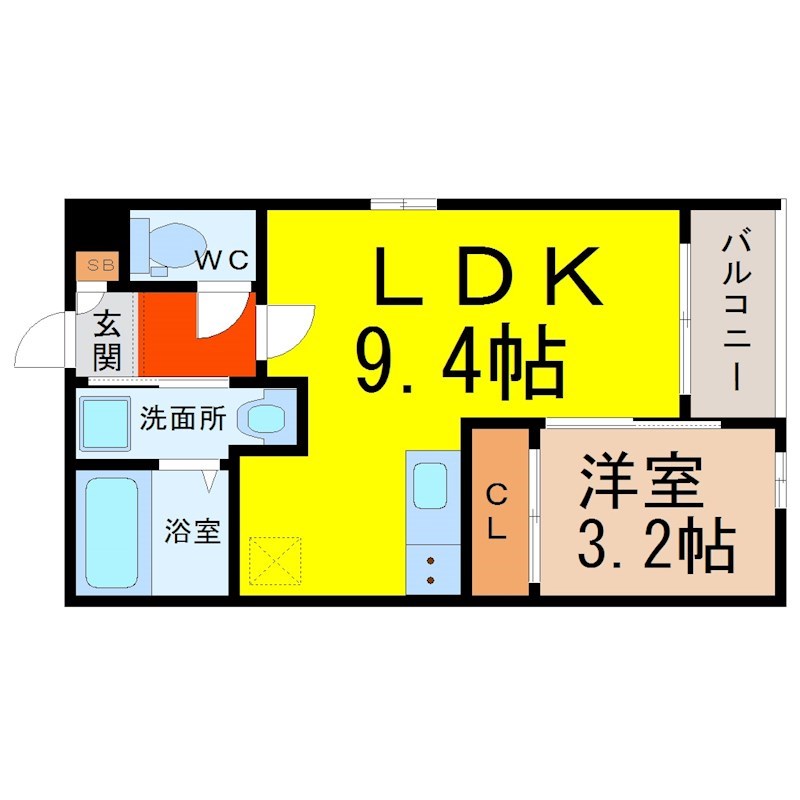 ＲＥＧＡＬＥＳＴ塩釜口（レガリスト塩釜口） 間取図