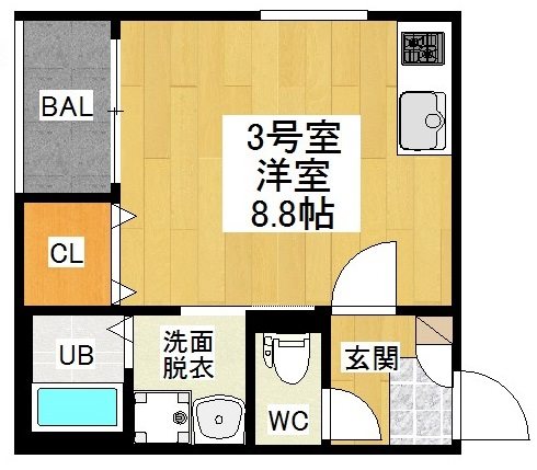 R-Smart志賀本通 間取図