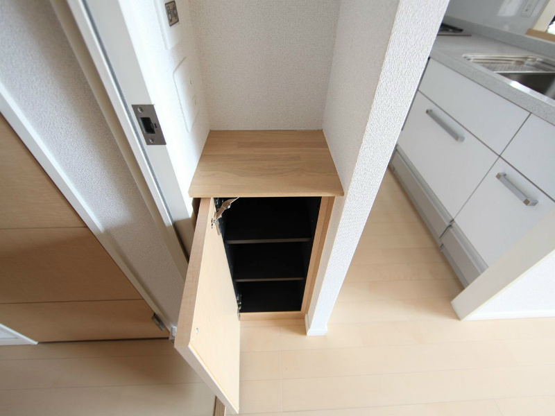レジディア泉 ＬＤＫにある収納棚（収納充実してます）