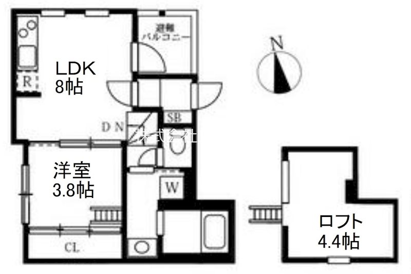 ハーモニーテラス植田西 間取図
