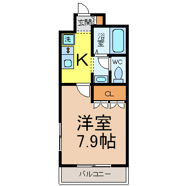 グランドールIII（グランドールスリー） 洋室7.9帖　角部屋　窓付　換気良好　収納充実してます