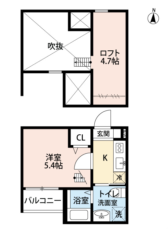 パルテノス名駅南 間取図
