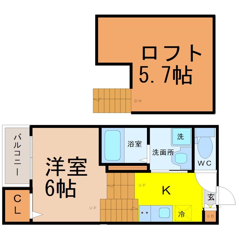 ハーモニーテラス北原町 間取図