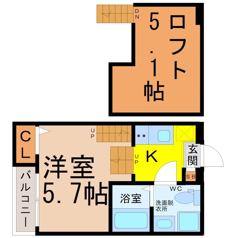 ハーモニーテラス今池南 間取図