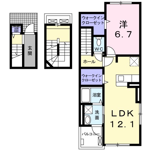 カーサ　ファボーレ 間取り