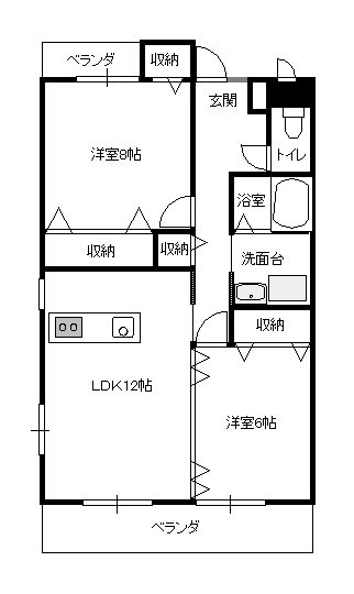 ロイヤルコンフォート 間取り