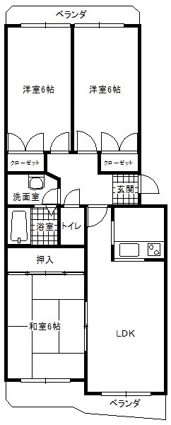 グランメール表台  間取り