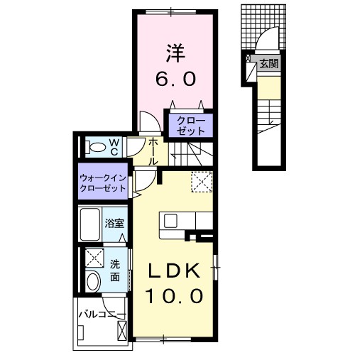カーサ　ファボーレ 間取り