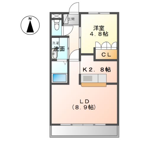 ガーデン仲田 間取り