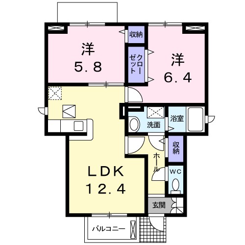 Ｍ’ｓエトワール 間取り