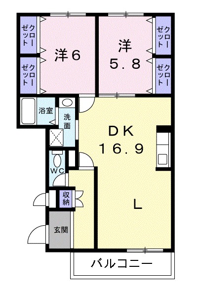 クレイン 間取り