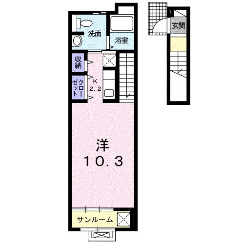 ＢＥＬＴＡ　ＲＥＧＩＮＡ　Ⅱ 間取り