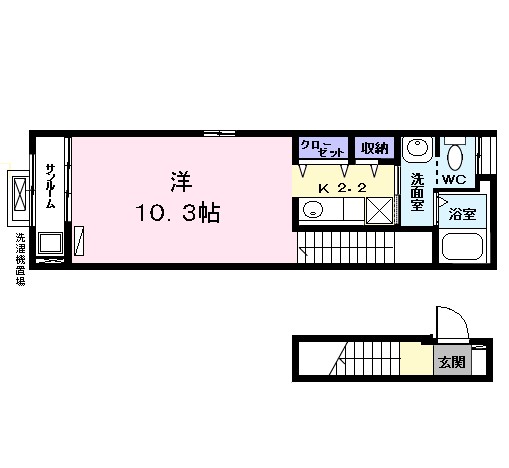 エムズステージⅡ 間取り