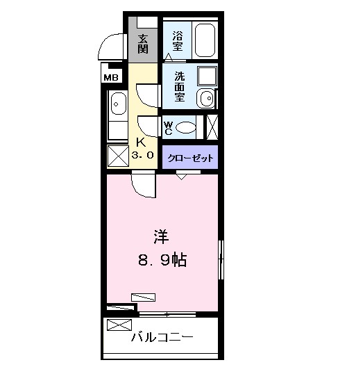 コンフォート・テラス 間取り