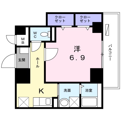 クラウザン徳川 間取り