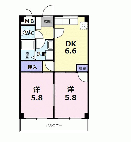ドミールオガワ 間取り