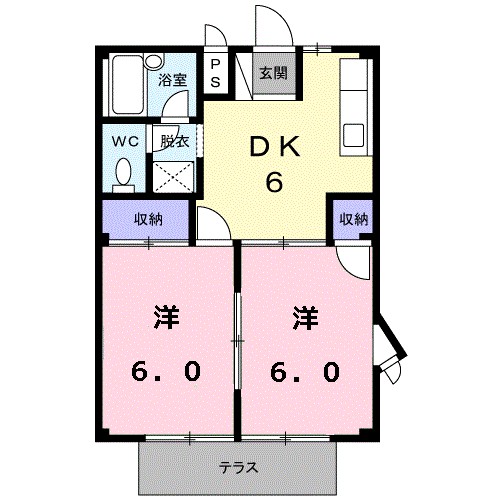 ジャルダン　三七 間取り