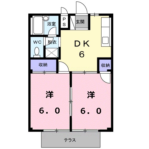 ジャルダン　三七 間取り