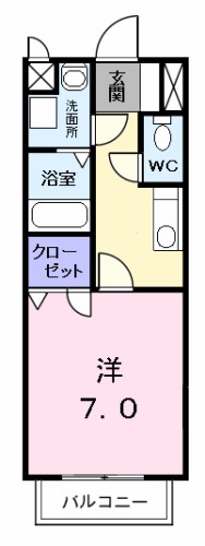 シェソワＰａｒｔ．１ 間取り