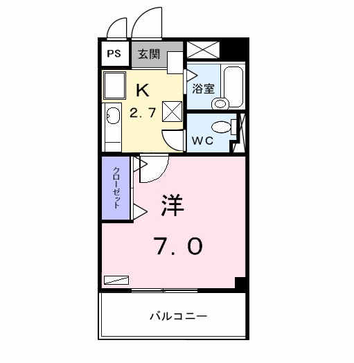 サニーコート月島 間取り