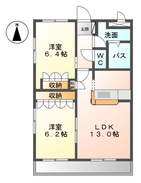 ルミナスハイム 間取り