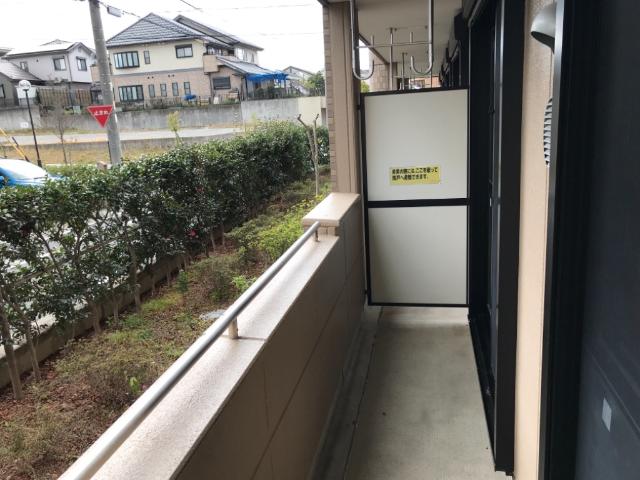 アンフィニ ベランダ
