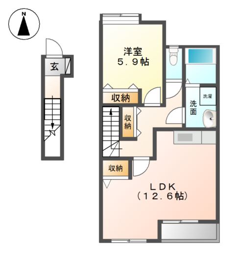 グレイシス堀越 間取り
