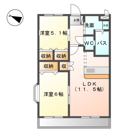グランベールＡ 間取り