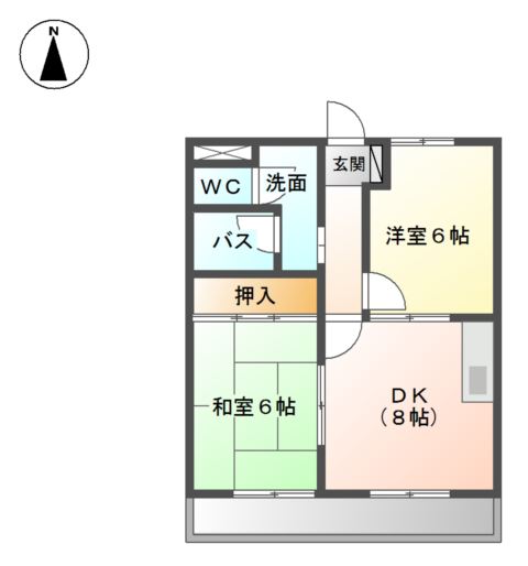 シェーン社ケ丘 間取り
