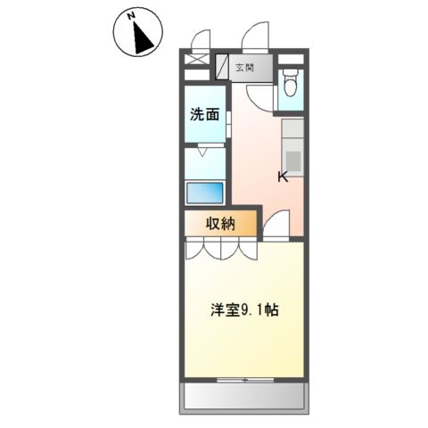 グローリエ・Ｎ 間取り