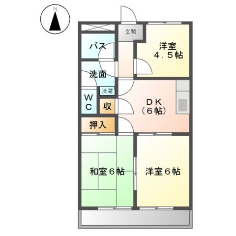 エスペランサ西前田 間取り