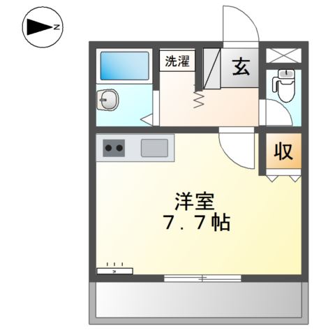 コンフォース中平 間取り
