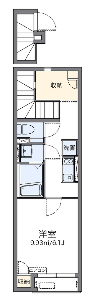 レオネクストエスポワール 代表的な間取のため実際の間取とは異なる場合があります