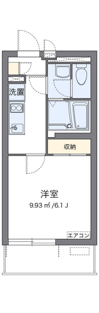 クレイノ太閤通 代表的な間取のため実際の間取とは異なる場合があります