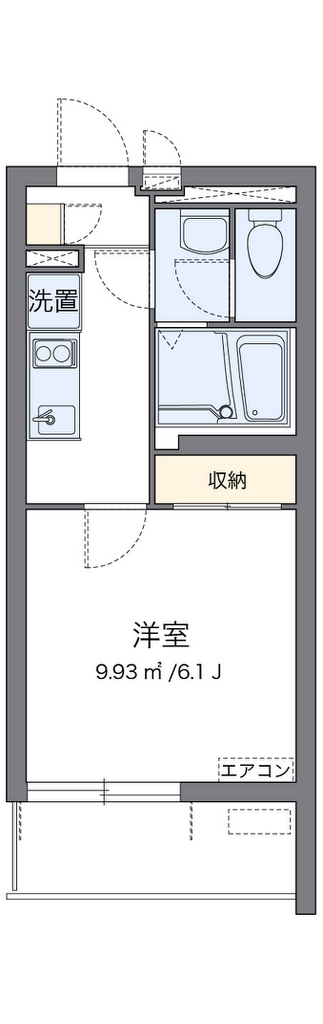 クレイノ太閤通 代表的な間取のため実際の間取とは異なる場合があります