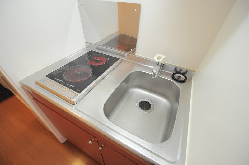 レオパレスウッドグリーン 電気コンロ　2口