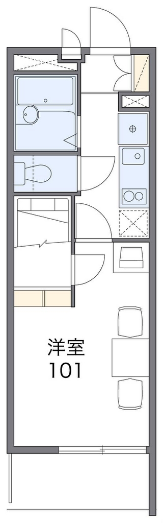 レオパレス福住 代表的な間取のため実際の間取とは異なる場合があります