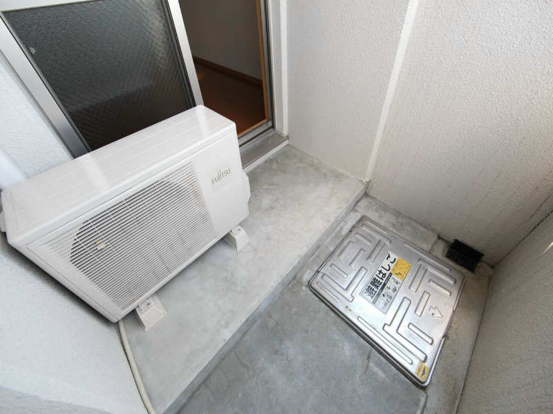 グランツ丸の内 バルコニー　洗濯物が干せます