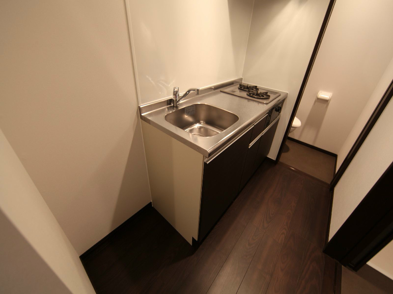 アーティ山王 システムキッチン（ガス2口）冷蔵庫・レンジ等ご用意できます