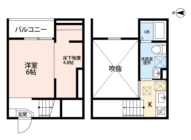 clarte荒子Ⅰ（クラルテアラコワン） 間取図