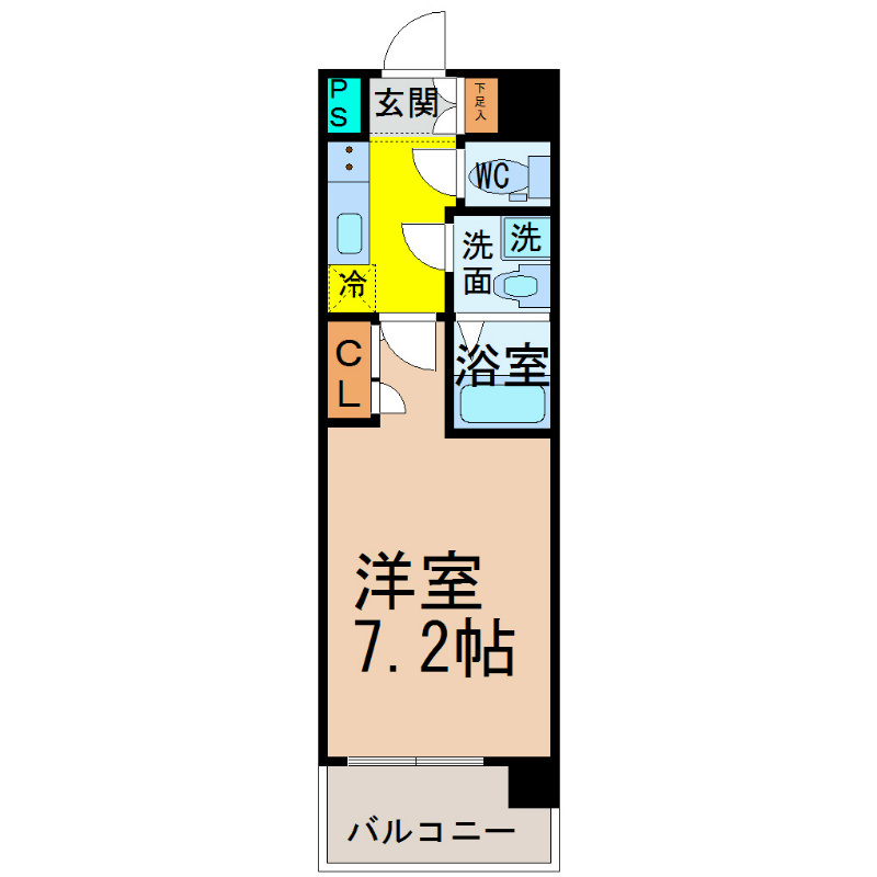 ＵＵＲコート名古屋名駅 間取図