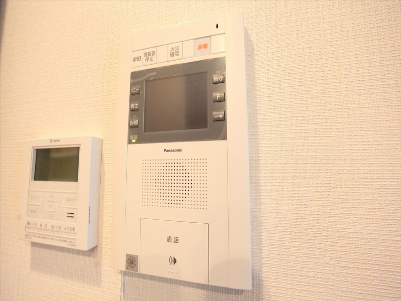 プレサンスロジェ鶴舞駅前Ⅱ セキュリティ　TVモニター付インターホン