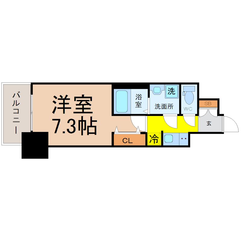 S-RESIDENCE池下駅前 間取図