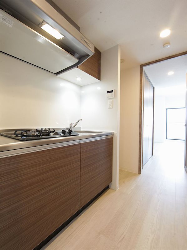 S-RESIDENCE池下駅前 システムキッチン（ガス2口コンロ付）