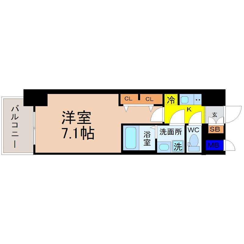 S-RESIDENCE星ヶ丘 間取図