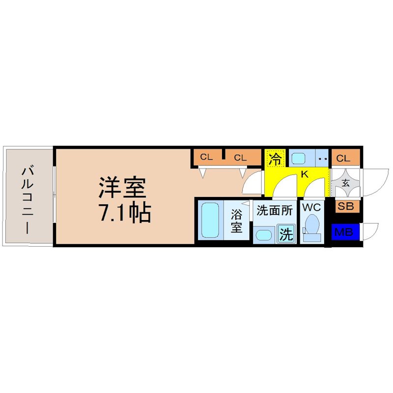 S-RESIDENCE星ヶ丘 間取図