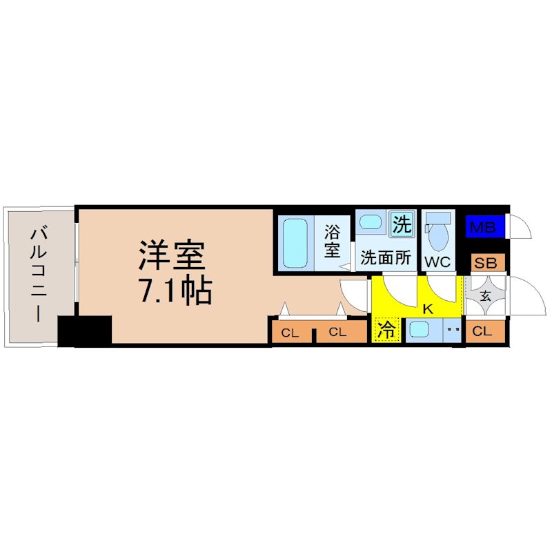 S-RESIDENCE星ヶ丘 間取図