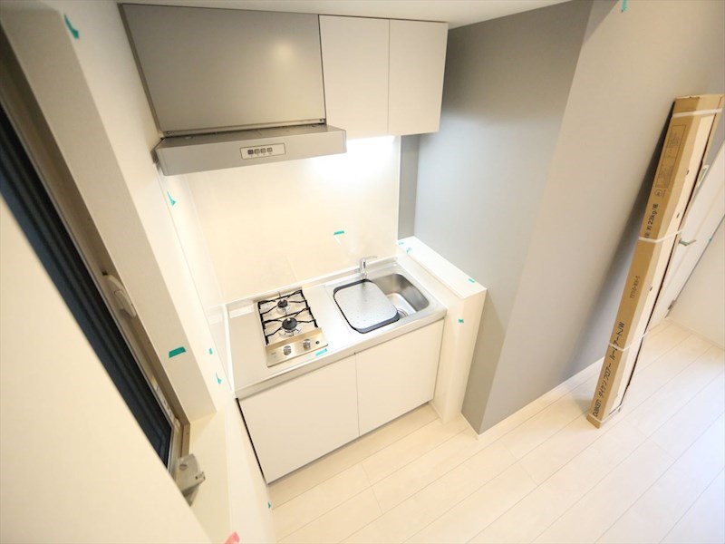ハーモニーテラス高須賀町II システムキッチン（ガス2口コンロ付）　同仕様写真
