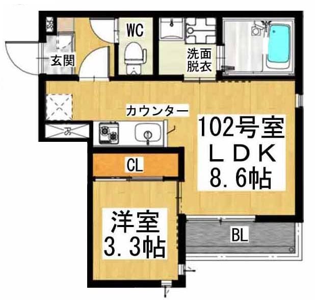 ＧＲＡＮＤＴＩＣ大曽根 間取図