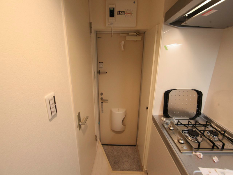メゾンラフィネ システムキッチン（ガス2口）冷蔵庫・レンジ等ご用意できます